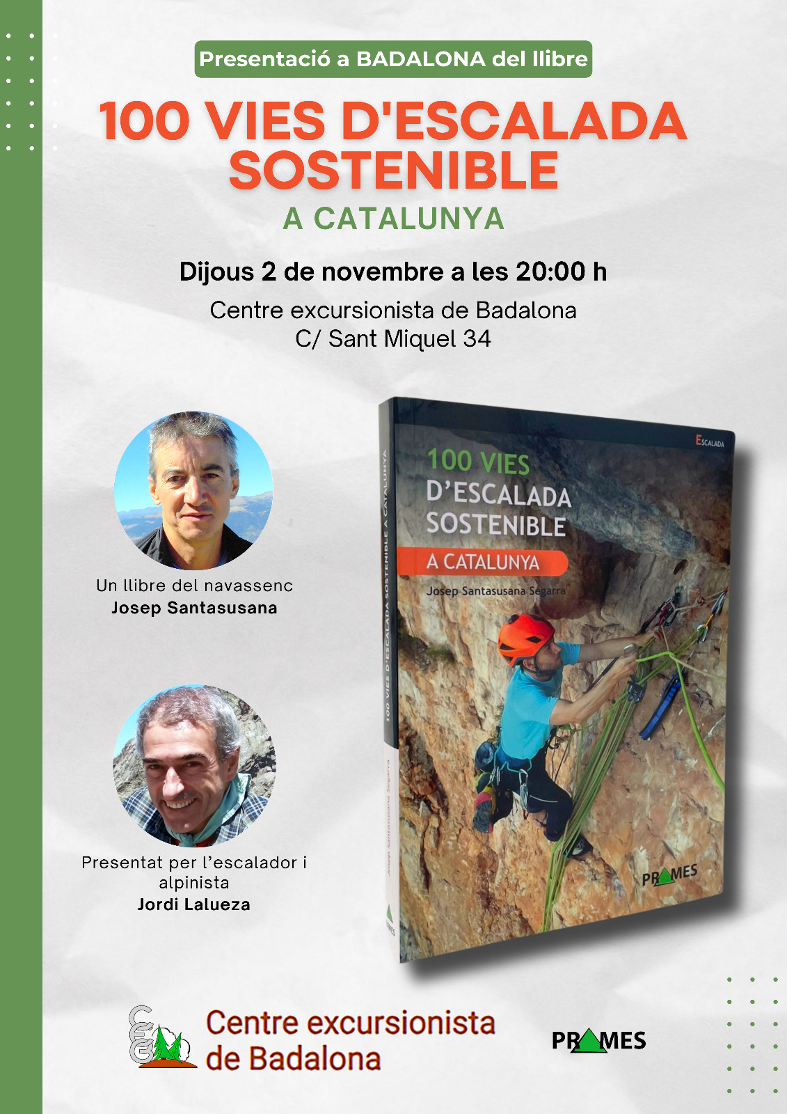 Presentació llibre  "Escalada Sostenible"