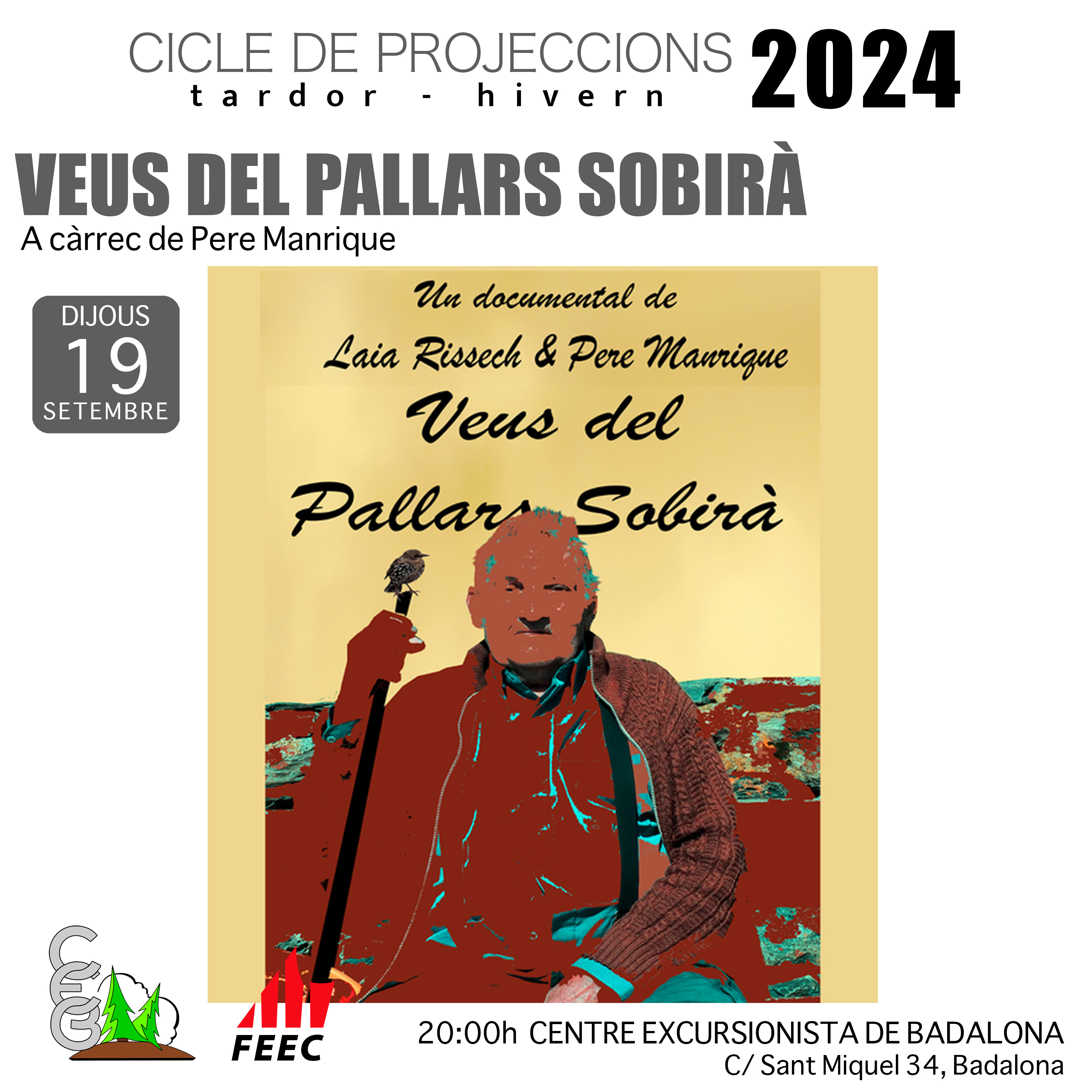 Projecció 19 set. "Veus del Pallars"