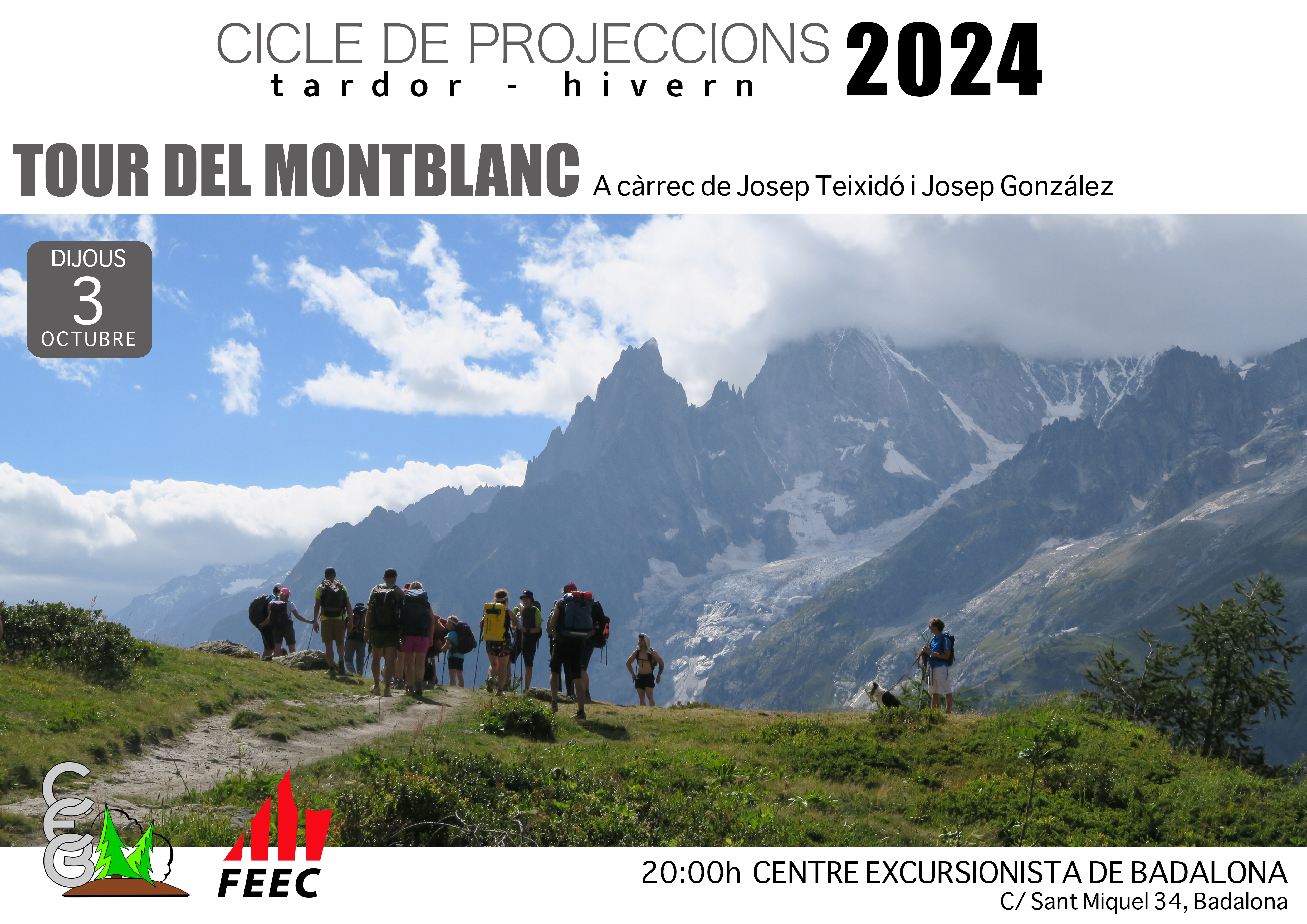 Projecció: El Tour del Montblanc