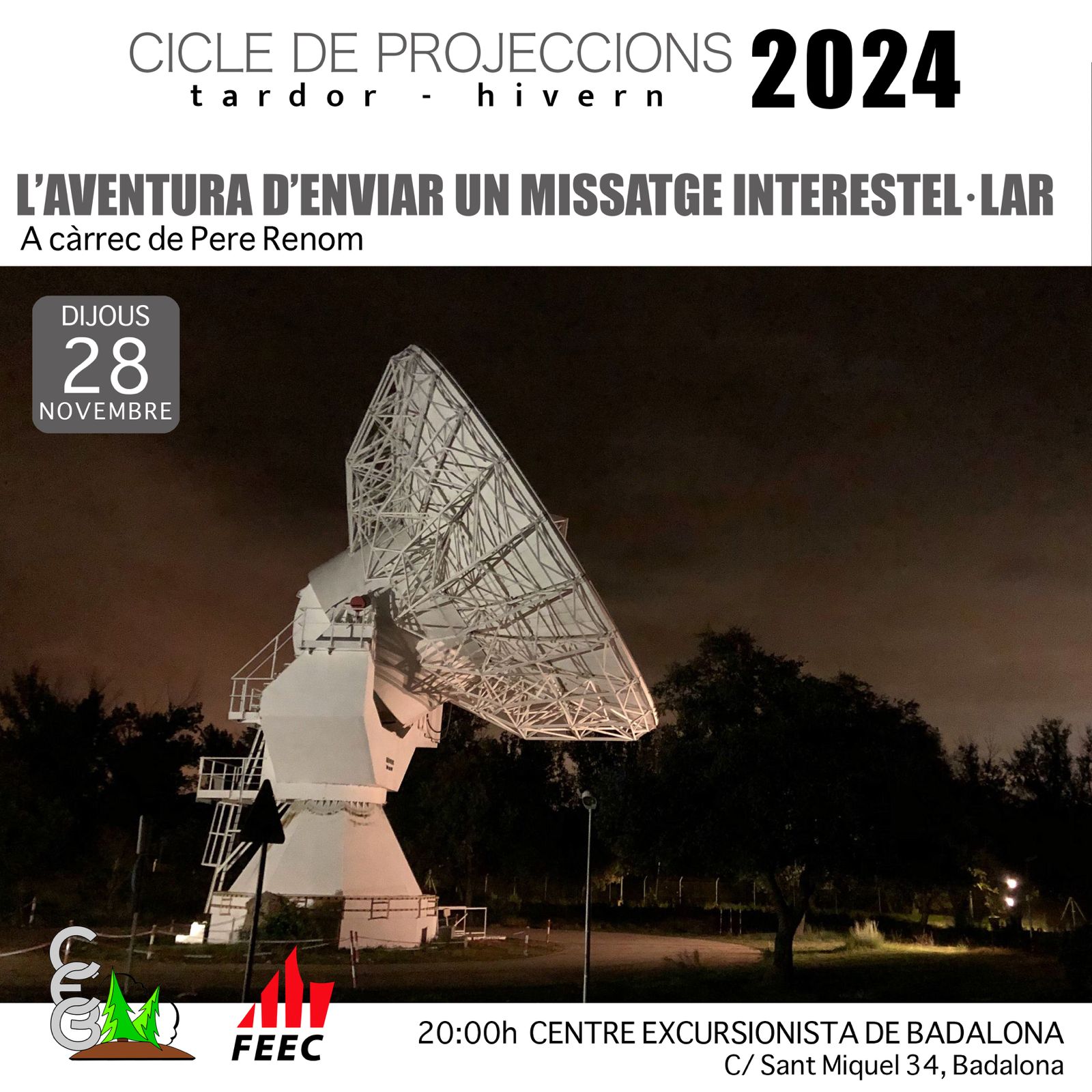 L'aventura d'enviar un missatge interestel·lar