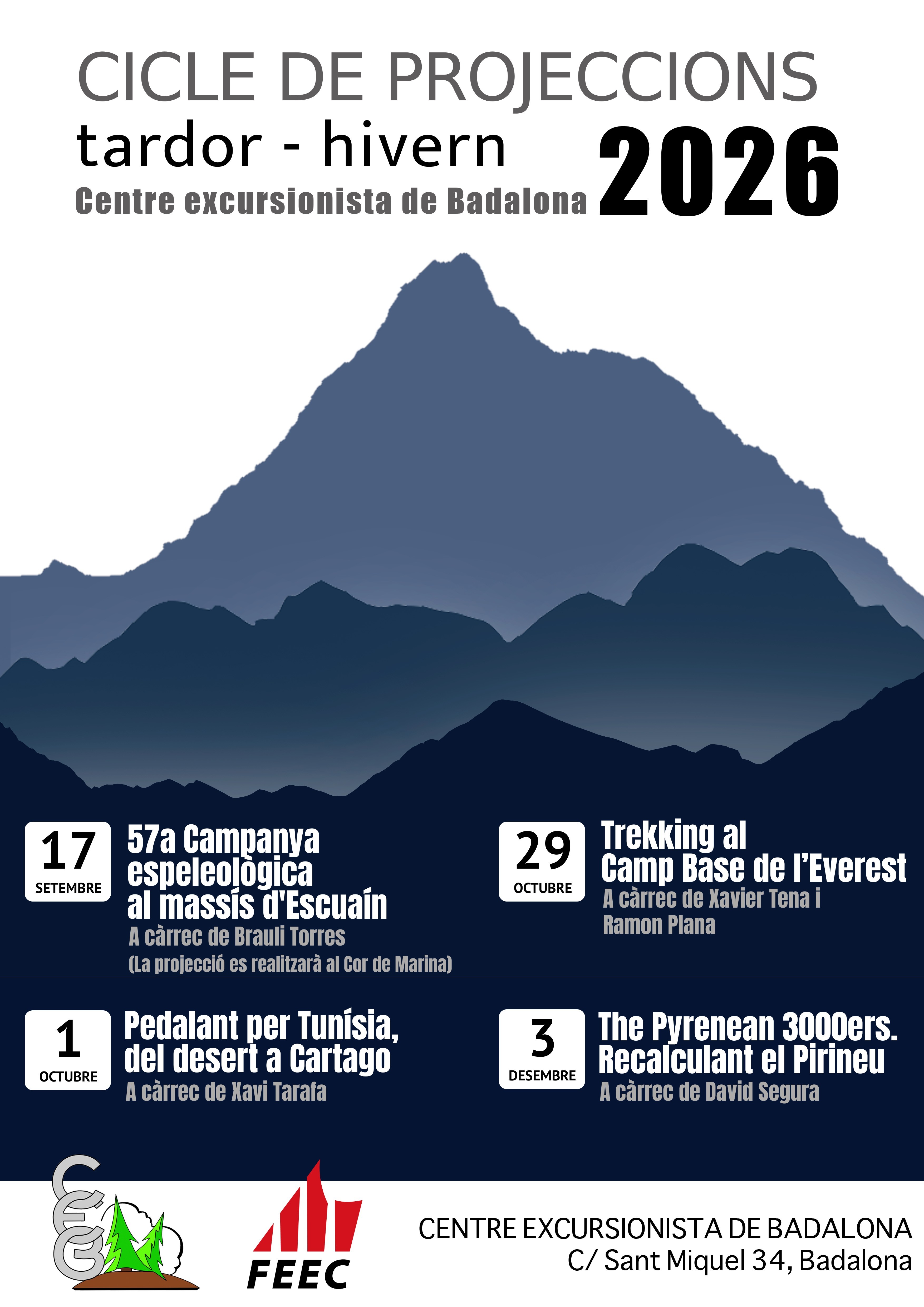 Programa Projeccions Tardor Hivern