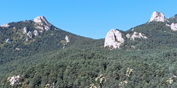 El Cogulló d'estela i la Roca d'Auró