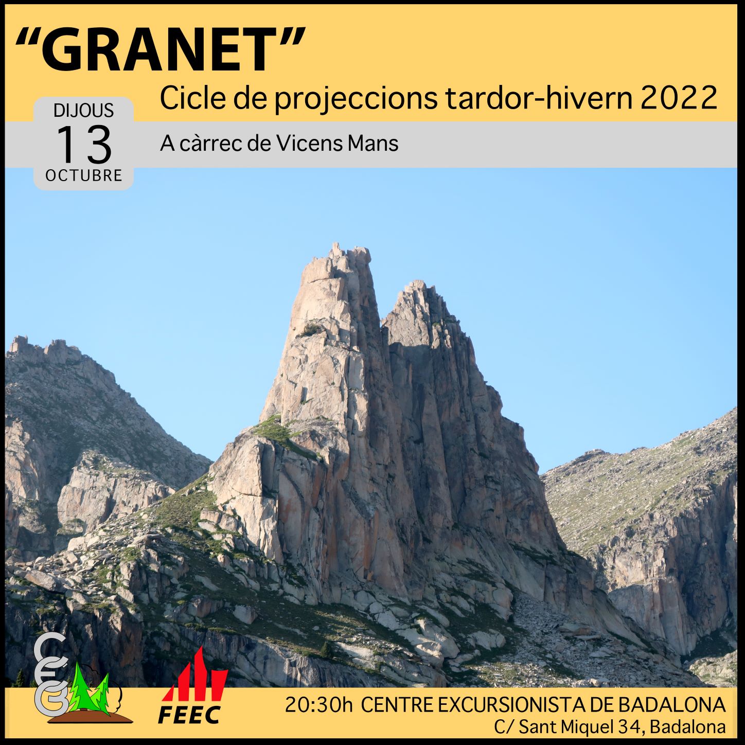"Granet" , un curt d'escalada d'en Vicenç Mans